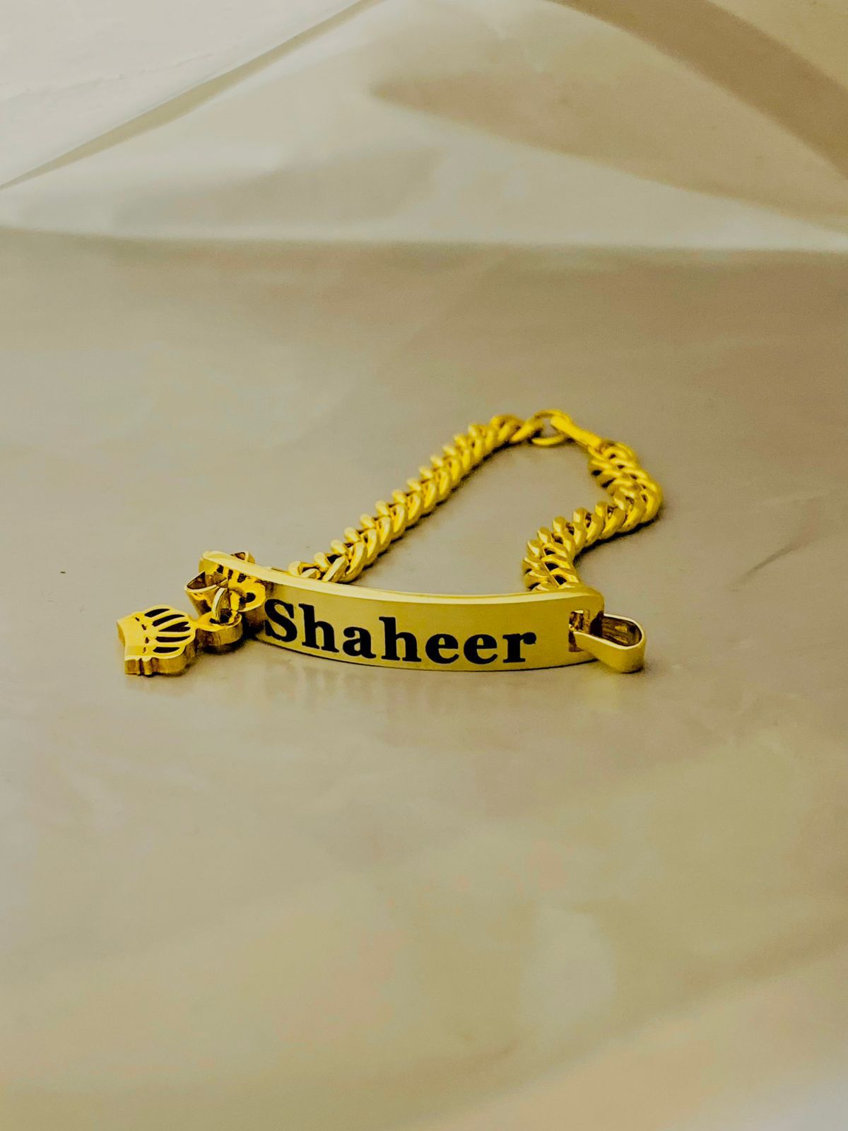 Engraved Name Baby Bracelet