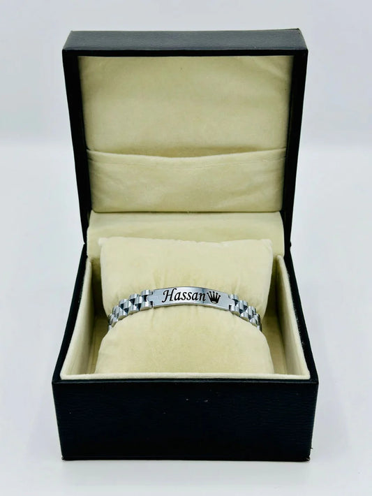 Engraved Name Bracelet + Free Ring in Just 1199!