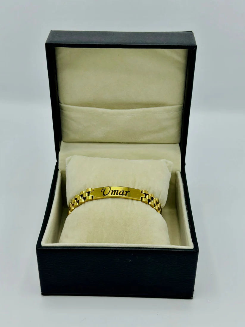 Engraved Name Bracelet + Free Ring in Just 1199!