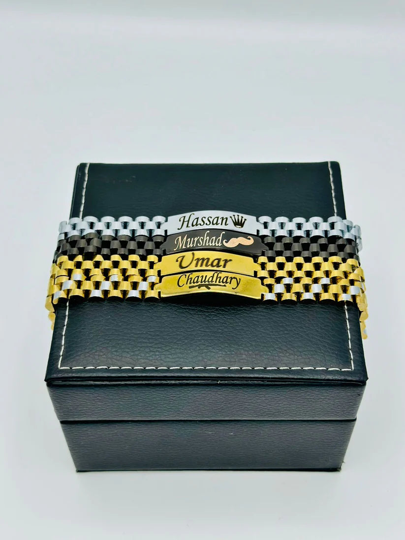 Engraved Name Bracelet + Free Ring in Just 1199!