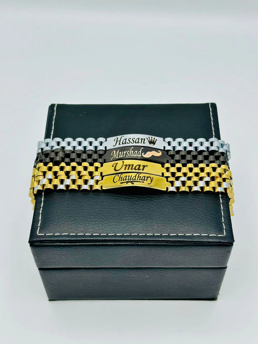 Engraved Name Bracelet + Free Ring in Just 1199!